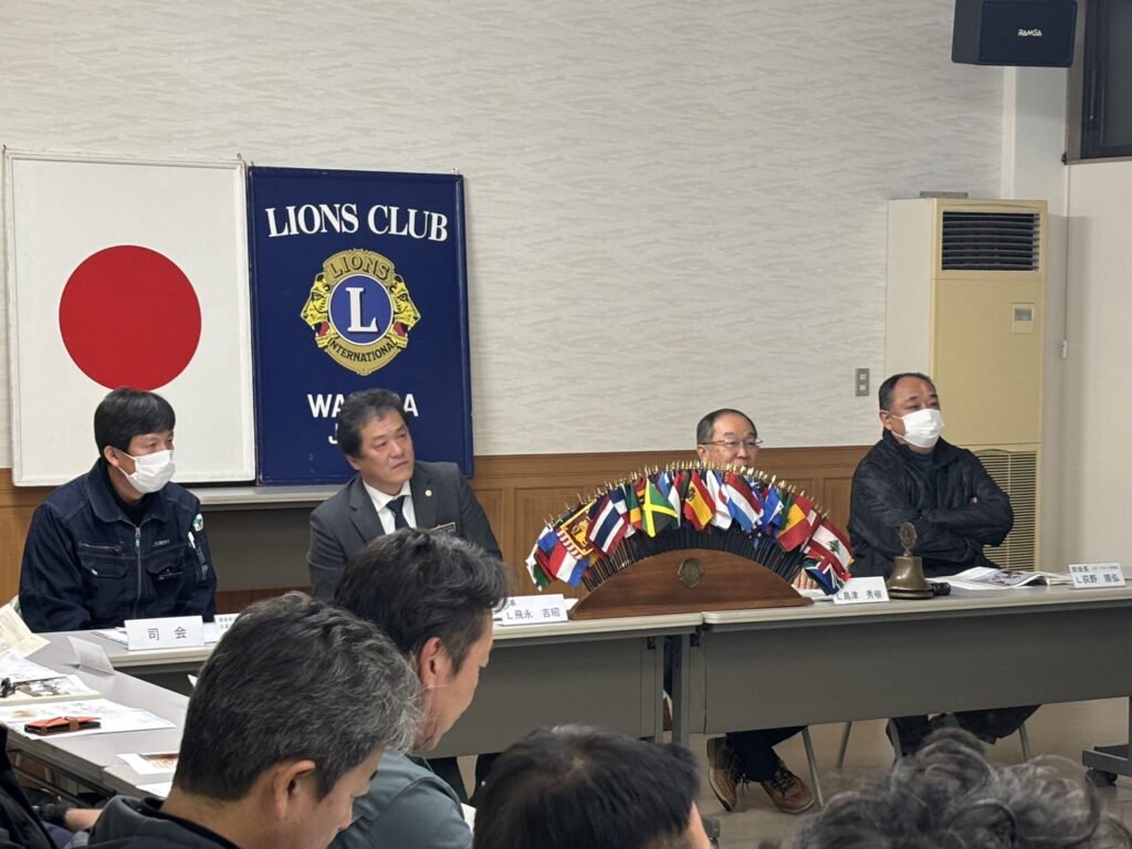 若狭ライオンズクラブ様例会にて献眼と家族の絆について